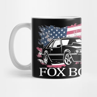 Mustang Foxbody American Fox body stang Muscle classic Car 5.0L Mug